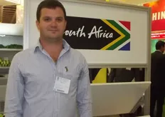 Jacques Du Preez of HortGro was at present at the South African stand with colleagues.