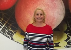 Charmaine Swart, Commercial Manager Grapes and Citrus at Fruits Unlimited at the South African stand.