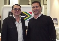 Artem Ionitsa from New Edge International and Francois Hugo, Pomona Fruit.