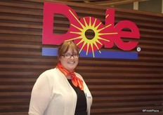 Rachael Arding at a very busy Dole stand.