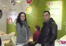 Zhana Todorova and Christo Nikolov from EFES.