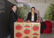 Marian Czechowski and Arveta Sissiderska at the Legajny stand.