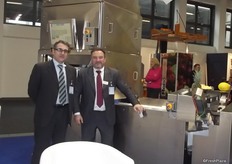 Simone Acquaviva anfd Massimo Baroni at the Atlas Pacific stand.