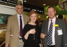 Dr Bill Parker, Director of HDC, Ruth Ashield, Head of Communications at HDC and Robert Burns Head of Seed and Export at the Potato Council.