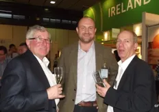 Juan Castella, Director and Alasdair MacLennan Managing Director of Cygnet PEP, with Wilifried Hillebrand from Globe-Agri.