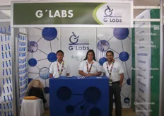 Hugo Matuz, Analucía Varaona and Arturo Lun of G'Labs, a group of labs that offer analysis services and equipment to growers so they can control their soil and water inputs.