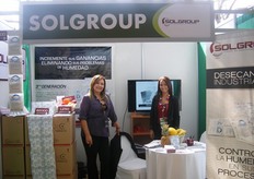 Celeste Girón and Mariela Méndez of SolGroup, a provider of security solutions in packaging for the produce industry and other sectors.