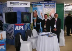 Aimar Group's Commercial Manager, Carlos Mistal, along with one of his associates. Aimar provides growers with integrated logistics solutions.