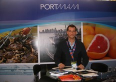 Sebastian Yavar of the Port of Miami. He was informing attendees about the $2 Billion in infrastructure upgrades the port is undertaking, including a new tunnel to connect the seaport to the highway system.