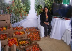 Lydia Arévalo of Comité de Exportadores de Cultivos Hidropónicos. They grow produce under protection in Guatemala for export to the United States.