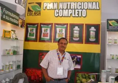 Ernesto Leugui of Enlasa Centroamérica, a provider of phytosanitary and other products to help with plant health and crop production.