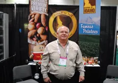 Ken Tubman from Idaho Potato Commission. The potato truck left Idaho for another year since 1 April to tour across the United States.