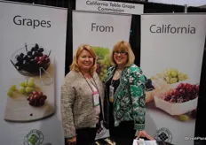 Jane Lytle and Cindy Plummer from California Table Grape Commission