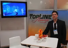 Jimmy Coppola from Topline in their new lounge.