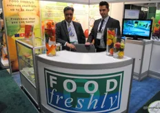 Sukhdev Singh and Benjamin Singh promoting Food Freshly