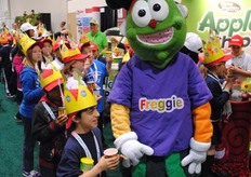 Freggie and kids at the floor.