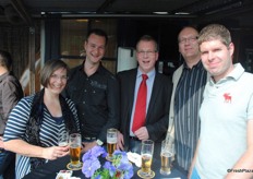 Konstanze Richter Fruchthandel Magazin, Jeffrey Bazen Mehadrin, Reinhard Meyer Krohn, Karl-Jürgen Voigt Univeg and Sander Venema Mehadrin