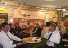 The team at the Higgins Group stand
