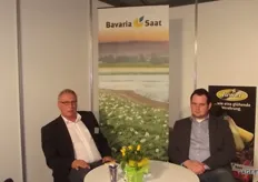 Georg Riefling and Jesko Staffen at Bavaria Saat.