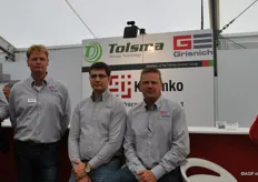 Sicco Zijlstra, Oles Kapitauckuk and Ruud Maat from the Tolsma Grisnich Group.