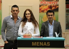 Bilgin Alan and Nevzat Isik of Menas packing station from Turkey
