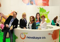 Maria Teus and colleaguesof Nevskaya from St Petersburg