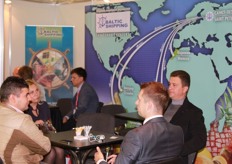 "Alexander Ermilov of "Nobelfresh" visiting Baltic Shipping"