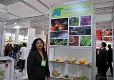 Magali Chang of Altamira Trading Perú. They focus on avocado, mango, paprika and asparagus.