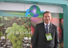 Gerd Burmester of Ecosac. They export fresh, frozen and canned products.