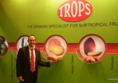 Enrique Colilles, Commercial Director of TROPS, specialist and leader in the production and commercialisation of mangoes and avocados from Malaga’s coast.