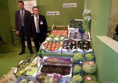 Sebastián Torres Camós at the stand of Benihort, promoting the Artichoke from Benicarló, as well as other horticultural products.