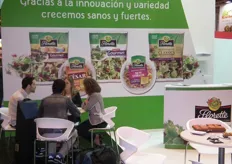 Florette’s stand, promoting its washed and ready-to-eat salads.