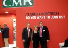 Carles Martí Sousa, General Director of CMR GROUP next to his wife Montserrat Inglada and his son Jordi Martí Inglada, Commercial Director of CMR GROUP.