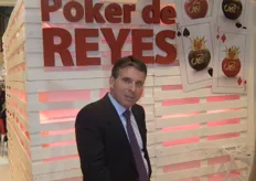 "José María Andújar, president of the CASI cooperative, promoting its slogan “Póker de REYES”. José María Andújar, has received the "Executive of the Year in Andalusia" award for the prestigious "Ejecutivos" magazine."