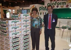 Stand of Plaform, the only corrugated cardboard brand with a quality seal, presenting the new Open Column box, with a capacity of up to 6 kilos.