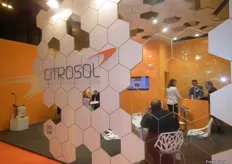 Stand of CITROSOL, a manufacturer, distributor and service provider specialised in the post-harvest sector for citrus, stone fruit, etc.