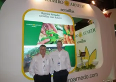 Stand of Ramiro Arnedo, specialists in the production of seeds for agriculture.