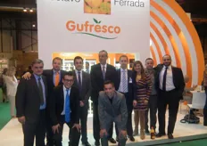 Staff at the stand of Grupo Grufresco - Gustavo Ferrada.