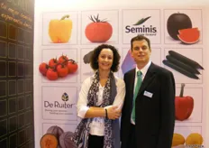 María Jesús Jiménez Gómez , Marketing Manager of Seminis, promoting its horticultural seeds.