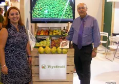 Team from Viyefruit promoting their fresh fruits.