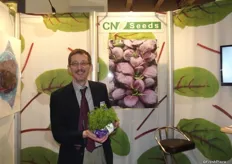 Charles Seddon at CN Seeds, who developed the seed for Innovation Award nomination Living Salads.