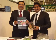 Suhas Sethiya and Swapnil Sethiya from Santosh Packaging, India who produce all kinds of packaging for fruit.