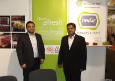 Ankit Bhargava and Samir Sanhavi from AVI Global who produce all sorts of material for packaging as well as packing for fruit and vegetables.