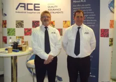 ACE Industrial Supplies were also present with their full range of quality control equipment. Jerry Grower and Tony Smith.