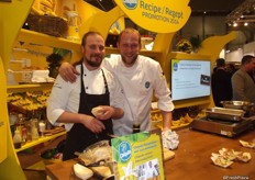 The chefs at Chiquita cooking up a treat for visitors.