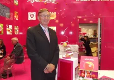 Gary Langford from APAL at the Pink Lady stand.