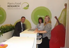 The team from Plan and Food Research, NZ. Roger Bourne, Yvonne McDiarmid and Johanna John.