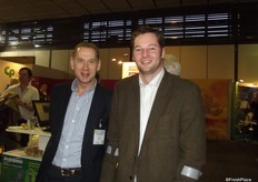Doug Bell and James Thorburn from Greenvale join the UK reception.
