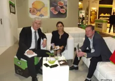 Berto Levy and Iris Zarfin from Gaia Herbs and Wolfgang Breisser