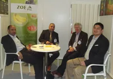 Roberto Alpízar Murillo (on the left) and Athanasios Mandis (on the right) from Zoepac with customers